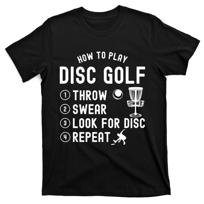 How To Play Disc Golf Funny Gift T-Shirt