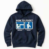 How To Poop Wrong Right Funny Meme Hoodie