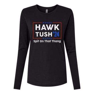 Hawk Tush Presidential Satire Funny Womens Cotton Relaxed Long Sleeve T-Shirt