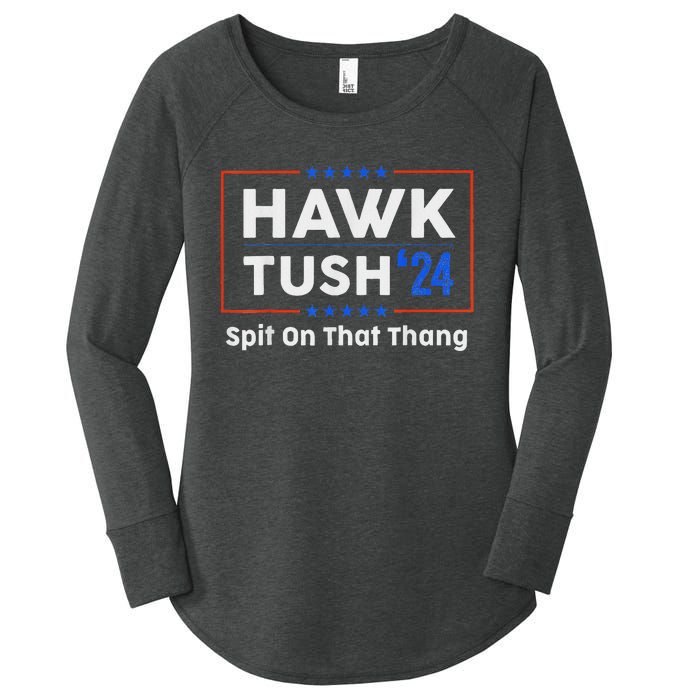 Hawk Tush Presidential Satire Funny Women's Perfect Tri Tunic Long Sleeve Shirt