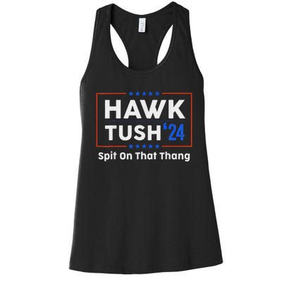 Hawk Tush Presidential Satire Funny Women's Racerback Tank