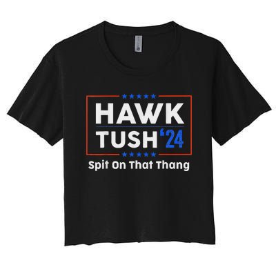 Hawk Tush Presidential Satire Funny Women's Crop Top Tee