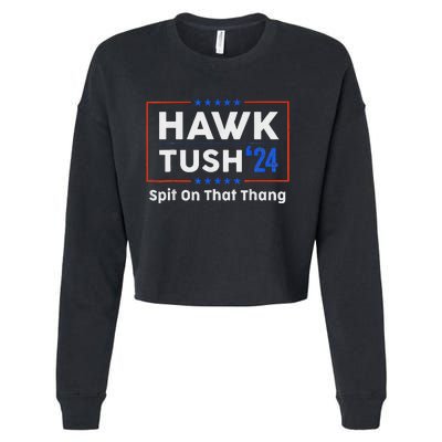 Hawk Tush Presidential Satire Funny Cropped Pullover Crew