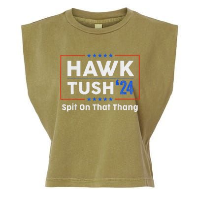 Hawk Tush Presidential Satire Funny Garment-Dyed Women's Muscle Tee