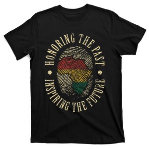 Honoring The Past Inspiring The Future Black History T-Shirt