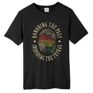 Honoring The Past Inspiring The Future Black History Tall Fusion ChromaSoft Performance T-Shirt