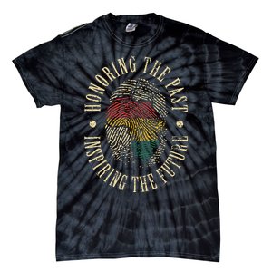 Honoring The Past Inspiring The Future Black History Tie-Dye T-Shirt