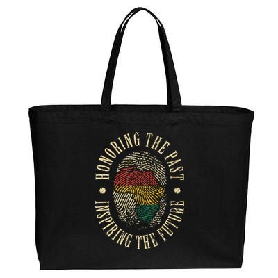 Honoring The Past Inspiring The Future Black History Cotton Canvas Jumbo Tote