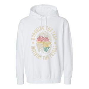 Honoring The Past Inspiring The Future Black History Garment-Dyed Fleece Hoodie