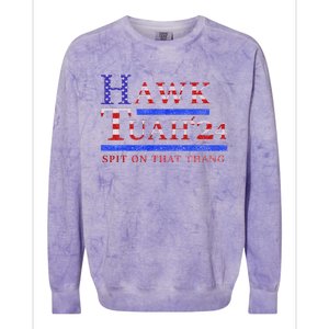 Hawk Tush Political Parody 2024 Colorblast Crewneck Sweatshirt