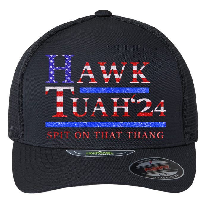 Hawk Tush Political Parody 2024 Flexfit Unipanel Trucker Cap