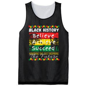 Honoring The Past Inspiring The Future Black History Month Mesh Reversible Basketball Jersey Tank