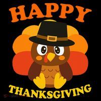 Happy Thanksgiving Pilgrim Turkey Button