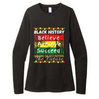 Honoring The Past Inspiring The Future Black History Month Womens CVC Long Sleeve Shirt