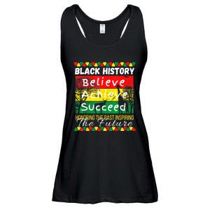 Honoring The Past Inspiring The Future Black History Month Ladies Essential Flowy Tank