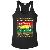 Honoring The Past Inspiring The Future Black History Month Ladies PosiCharge Competitor Racerback Tank