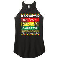 Honoring The Past Inspiring The Future Black History Month Women's Perfect Tri Rocker Tank