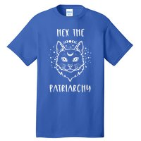 Hex The Patriarchy Feminism And Feminist Witch Moon Phase Gift Tall T-Shirt