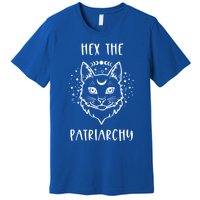 Hex The Patriarchy Feminism And Feminist Witch Moon Phase Gift Premium T-Shirt