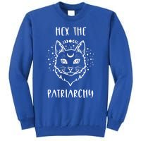 Hex The Patriarchy Feminism And Feminist Witch Moon Phase Gift Tall Sweatshirt