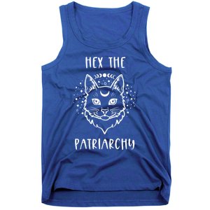 Hex The Patriarchy Feminism And Feminist Witch Moon Phase Gift Tank Top