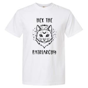 Hex The Patriarchy Feminism And Feminist Witch Moon Phase Gift Garment-Dyed Heavyweight T-Shirt