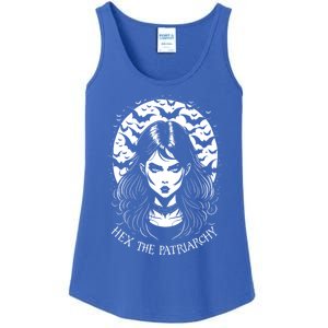 Hex The Patriarchy Feminist Witch Goth Halloween Moon Funny Gift Ladies Essential Tank