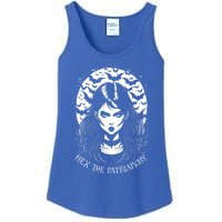 Hex The Patriarchy Feminist Witch Goth Halloween Moon Funny Gift Ladies Essential Tank