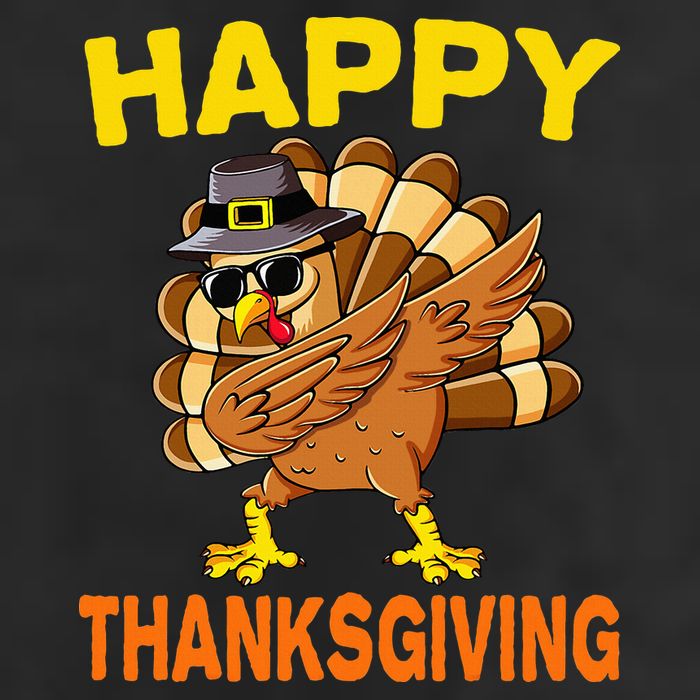 Happy Thanksgiving Pilgrim Turkey 7 Panel Mesh Trucker Snapback Hat