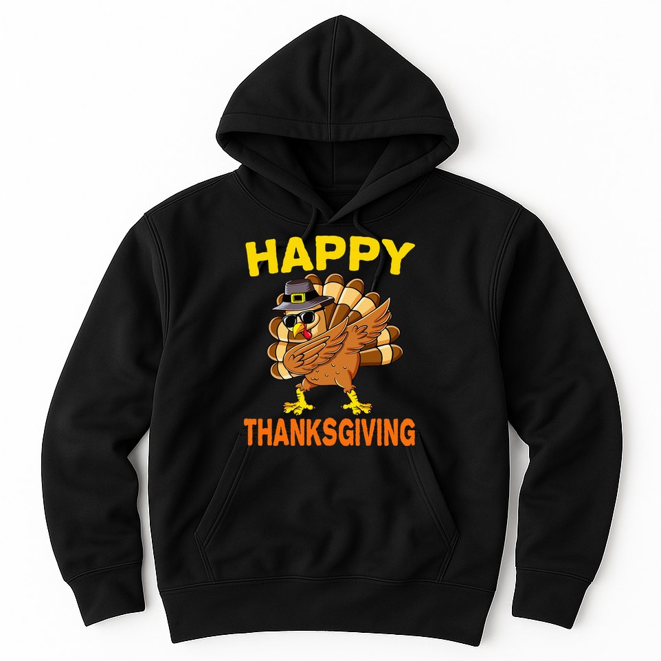 Happy Thanksgiving Pilgrim Turkey Hoodie