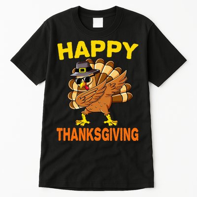 Happy Thanksgiving Pilgrim Turkey Tall T-Shirt