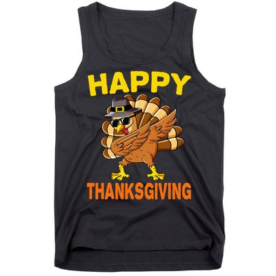 Happy Thanksgiving Pilgrim Turkey Tank Top