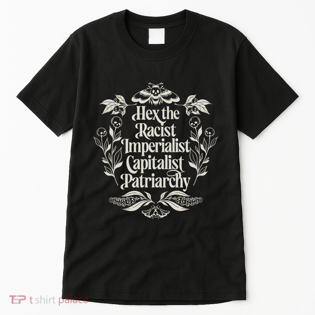 Hex The Patriarchy Feminist Halloween Leftist Witch Tall T-Shirt
