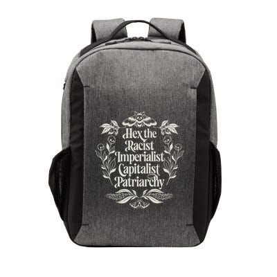 Hex The Patriarchy Feminist Halloween Leftist Witch Vector Backpack