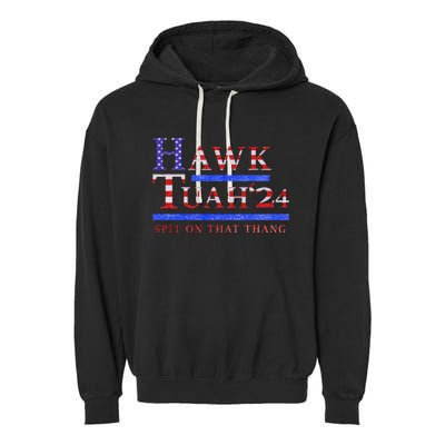 Hawk Tush Political Parody 2024 Garment-Dyed Fleece Hoodie