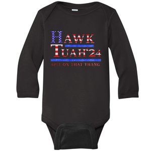 Hawk Tush Political Parody 2024 Baby Long Sleeve Bodysuit