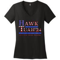 Hawk Tush Political Parody 2024 Women's V-Neck T-Shirt