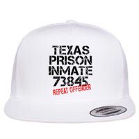 Halloween Texas Prisoner Party Costume Flat Bill Trucker Hat