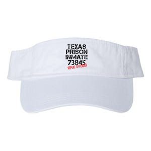 Halloween Texas Prisoner Party Costume Valucap Bio-Washed Visor