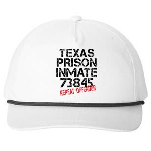 Halloween Texas Prisoner Party Costume Snapback Five-Panel Rope Hat