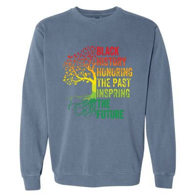 Honoring The Past Inspiring The Future Black History Month Garment-Dyed Sweatshirt