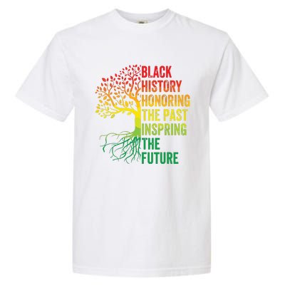 Honoring The Past Inspiring The Future Black History Month Garment-Dyed Heavyweight T-Shirt