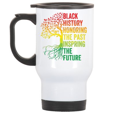 Honoring The Past Inspiring The Future Black History Month Stainless Steel Travel Mug