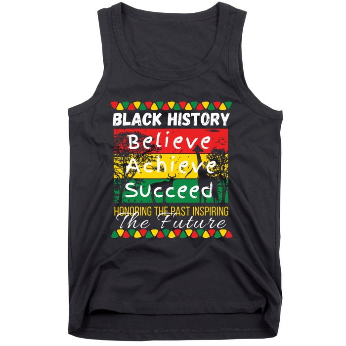 Honoring The Past Inspiring The Future Black History Month Tank Top