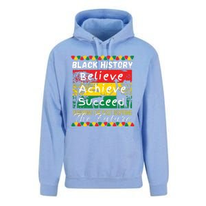 Honoring The Past Inspiring The Future Black History Month Unisex Surf Hoodie