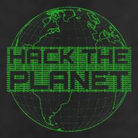 Hack The Planet Software Developer Green Design 7 Panel Mesh Trucker Snapback Hat