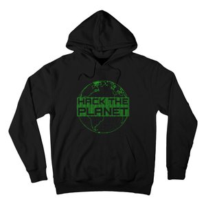 Hack The Planet Software Developer Green Design Hoodie