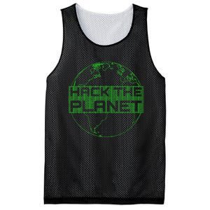 Hack The Planet Software Developer Green Design Mesh Reversible Basketball Jersey Tank