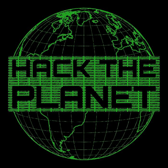 Hack The Planet Software Developer Green Design Mousepad