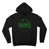 Hack The Planet Software Developer Green Design Tall Hoodie